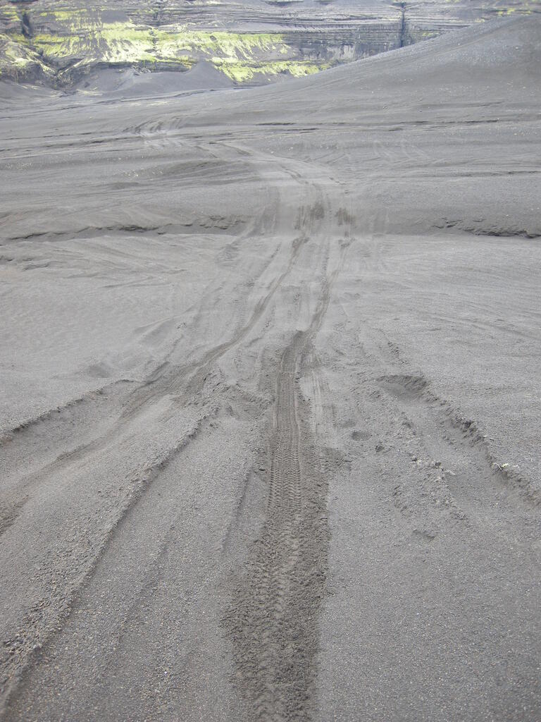 Spuren im Sand