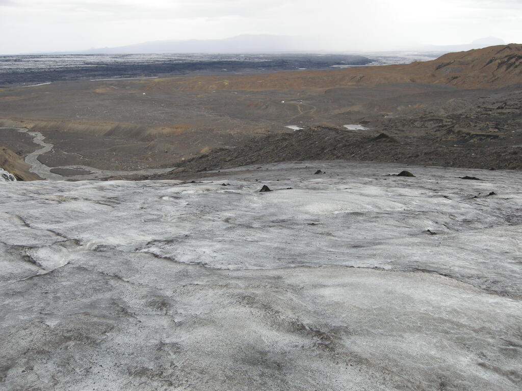 Kverkfjöll, auf dem Gletscher