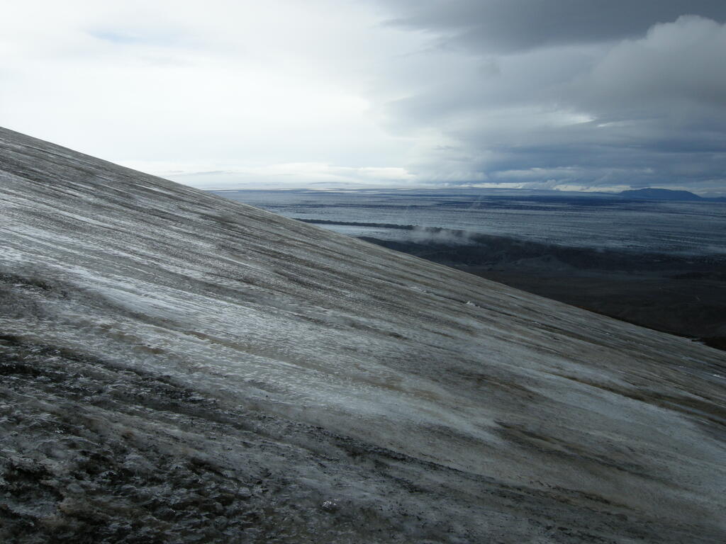 Kverkfjöll, auf dem Gletscher