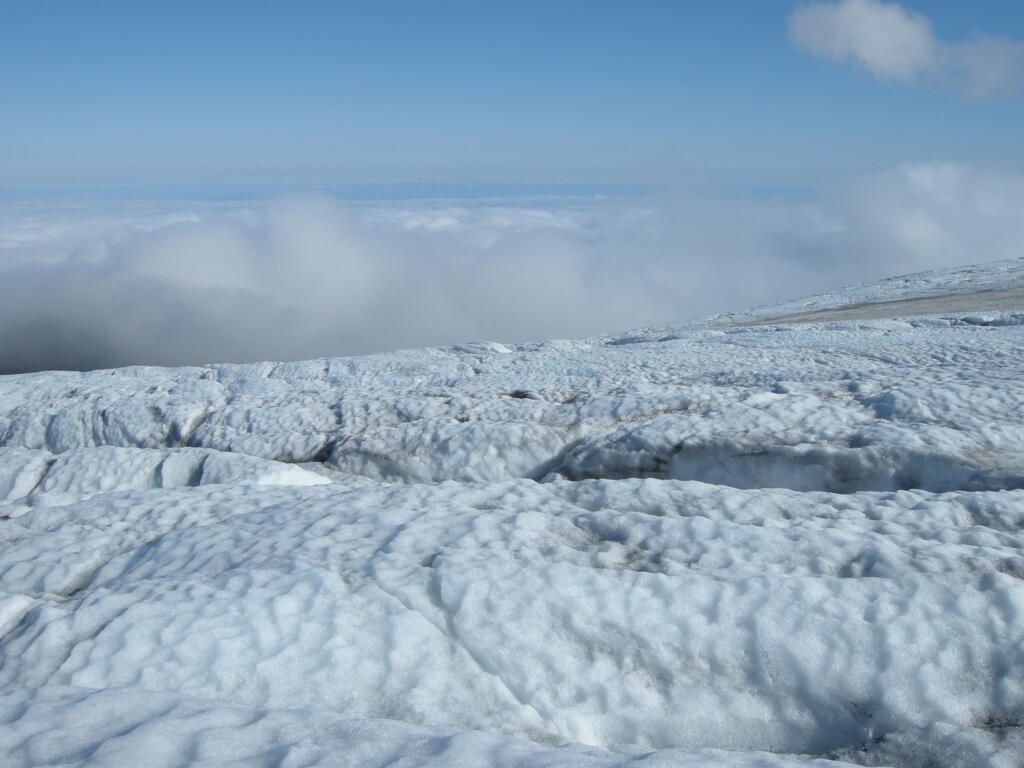 Snæfellsjökull, auf dem Gletscher