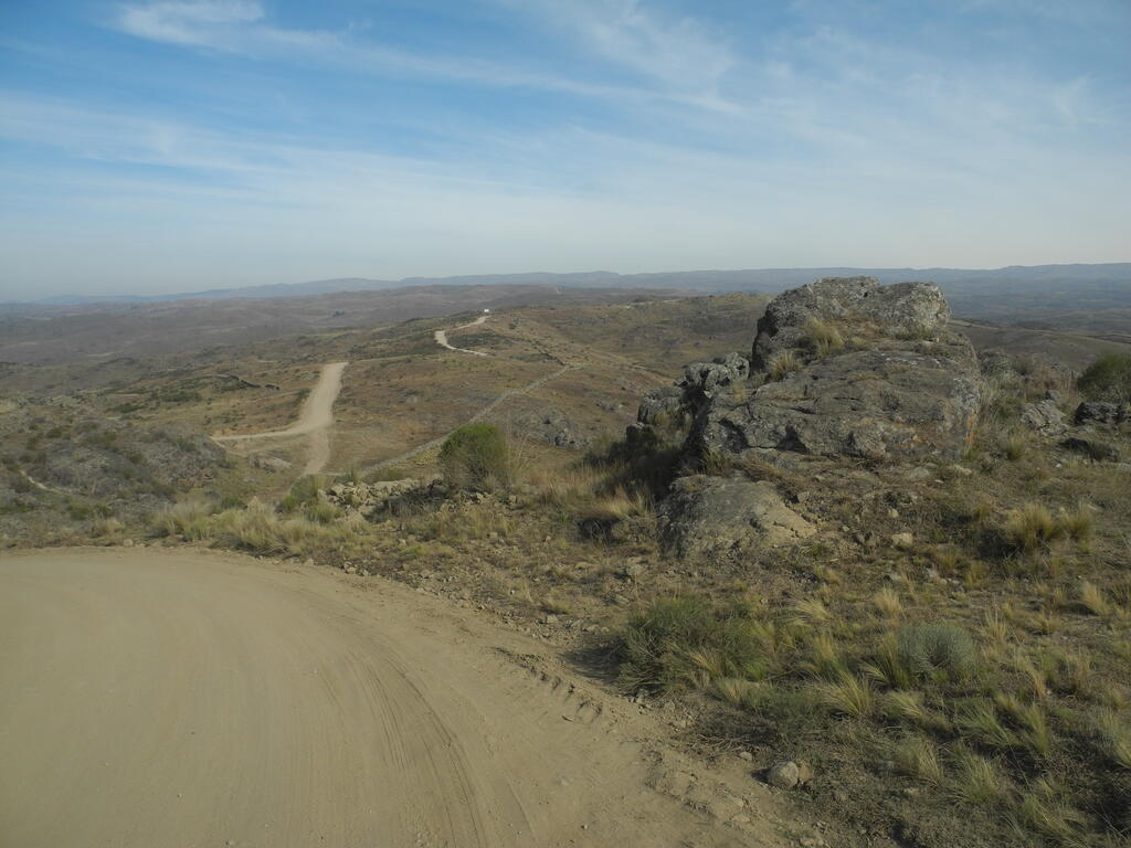 Landschaft an der Straße von Calamuchita nach Merlo