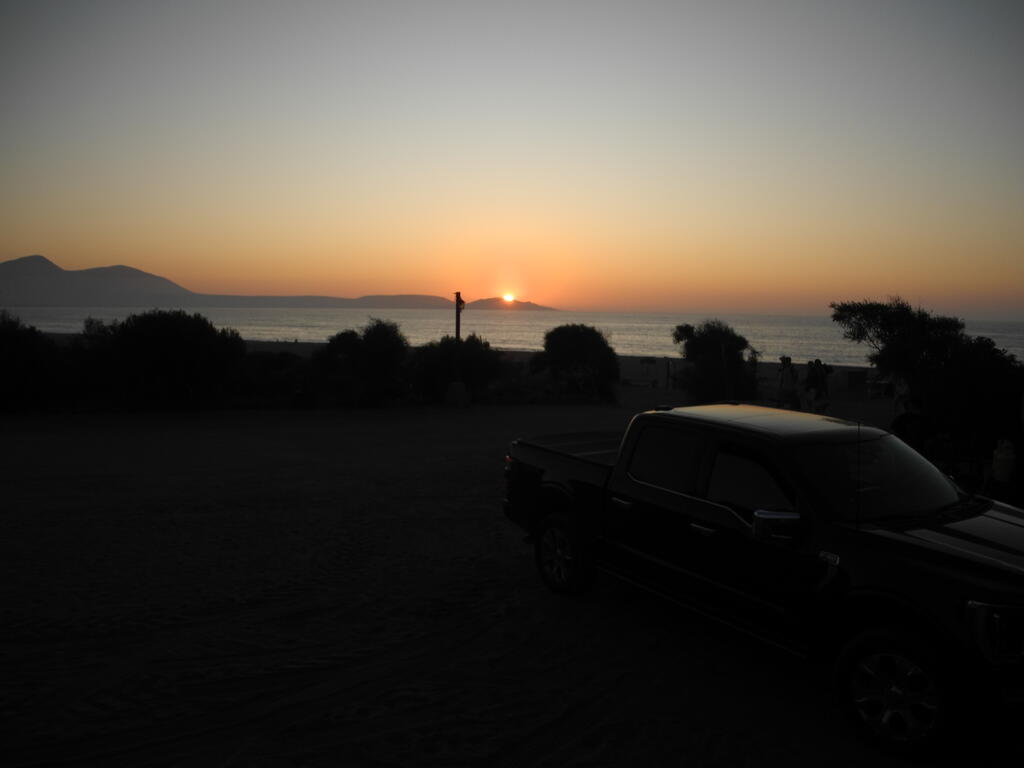 Sonnenuntergang an der Pazifikküste